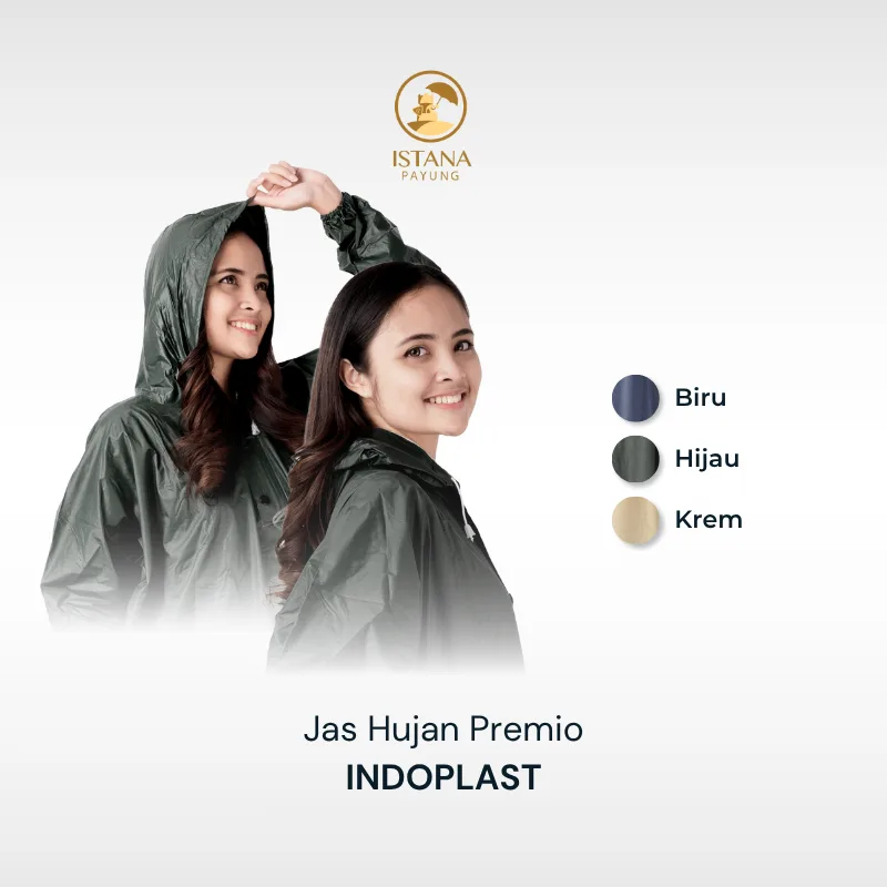 Jas Hujan Stelan Poncho Celana Indoplast Premio