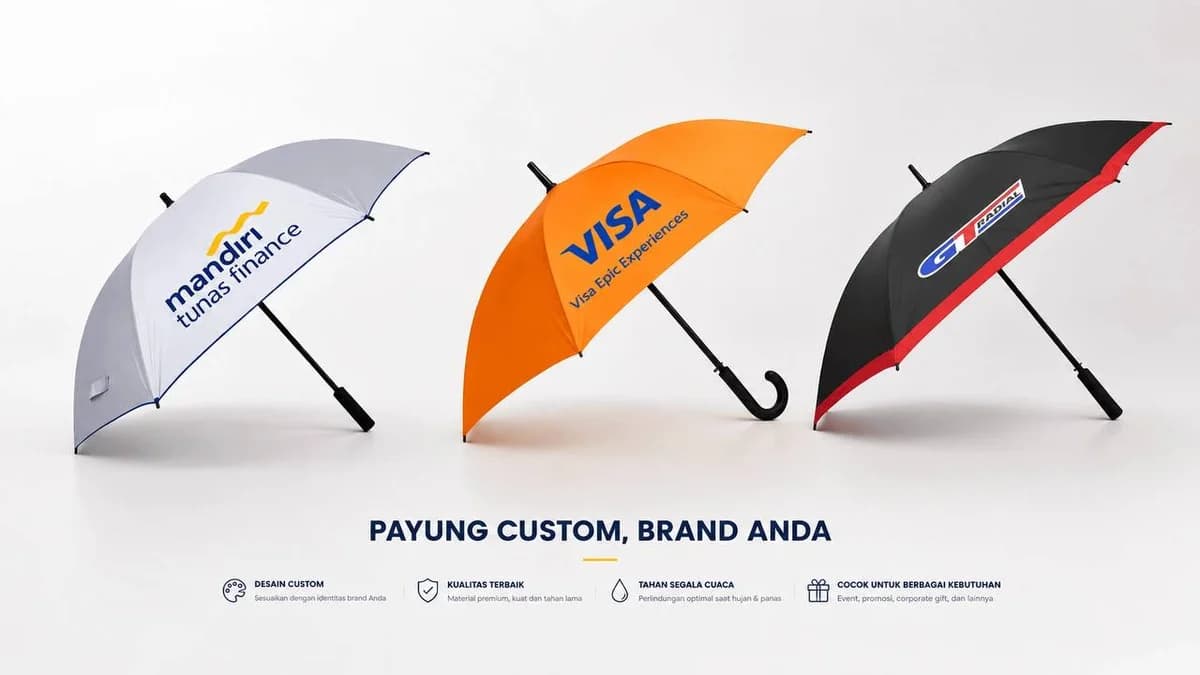 Harga Payung Custom: Faktor yang Mempengaruhi dan Estimasi Budget