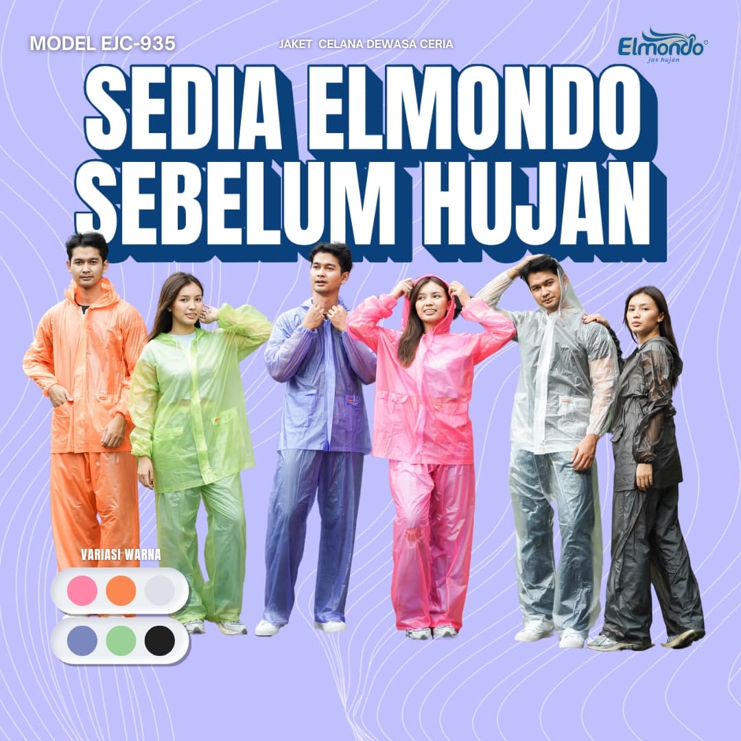 Jas Hujan Setelan Ceria 935 Elmondo