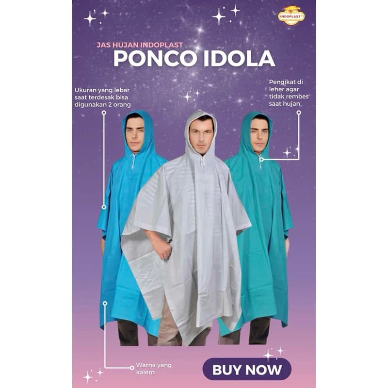 Jas Hujan Ponco Idola Indoplast